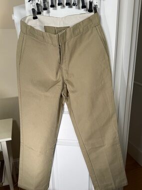 Dickies 874 Original Fit Khaki Work Pants 34x32 Classic Straight